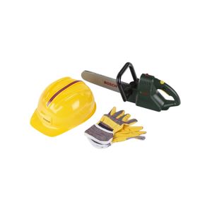 Chainsaw Toy with Sound Helmet and Work Glove Set